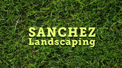 sanchez landscaping services